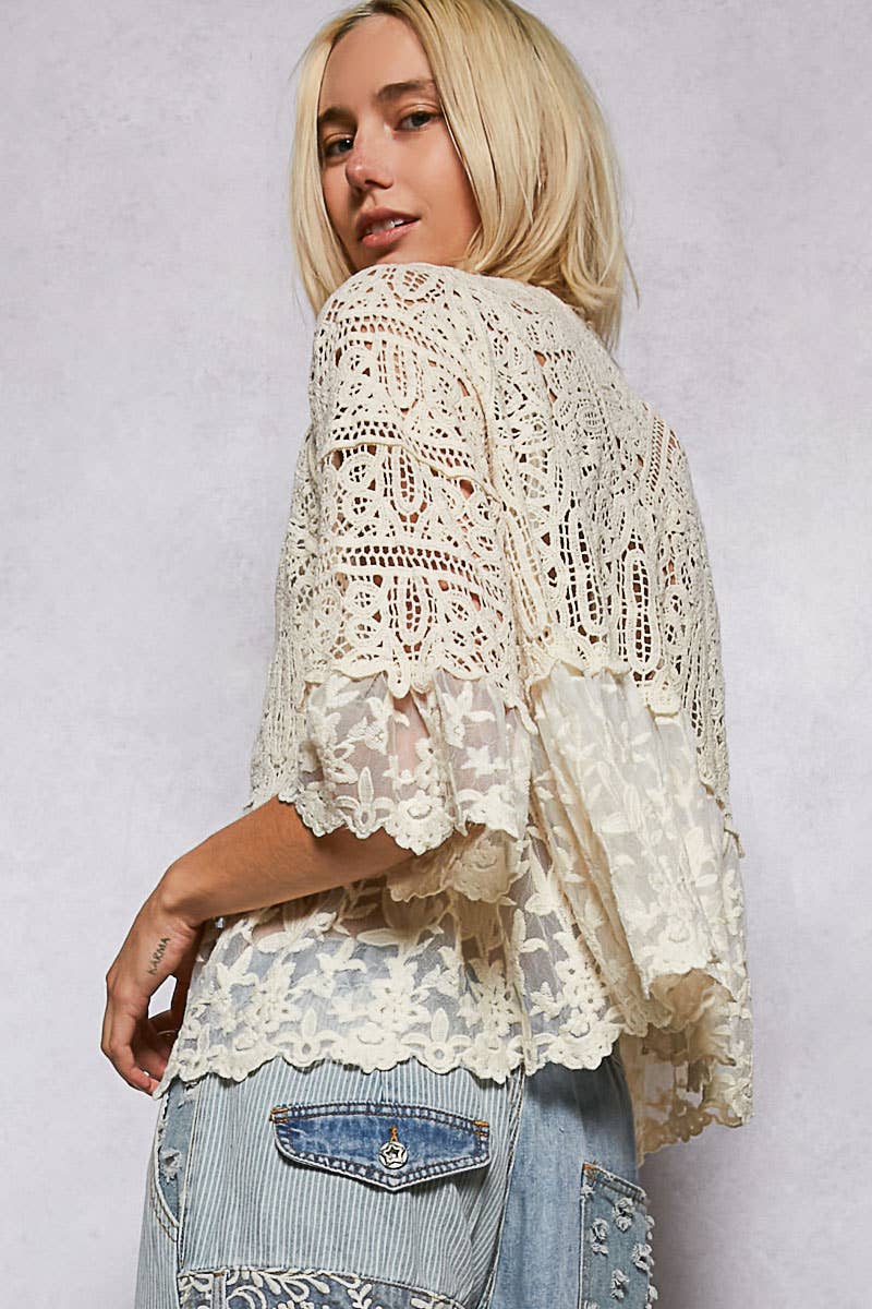 Adding Texture Crochet Cardigan