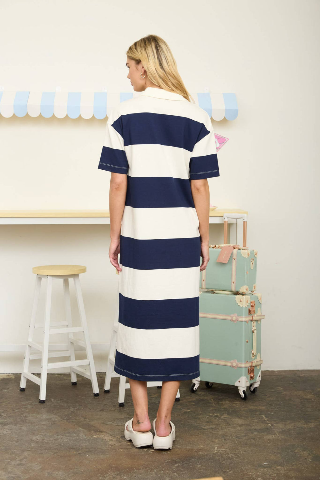 The Stripe & Go Dress
