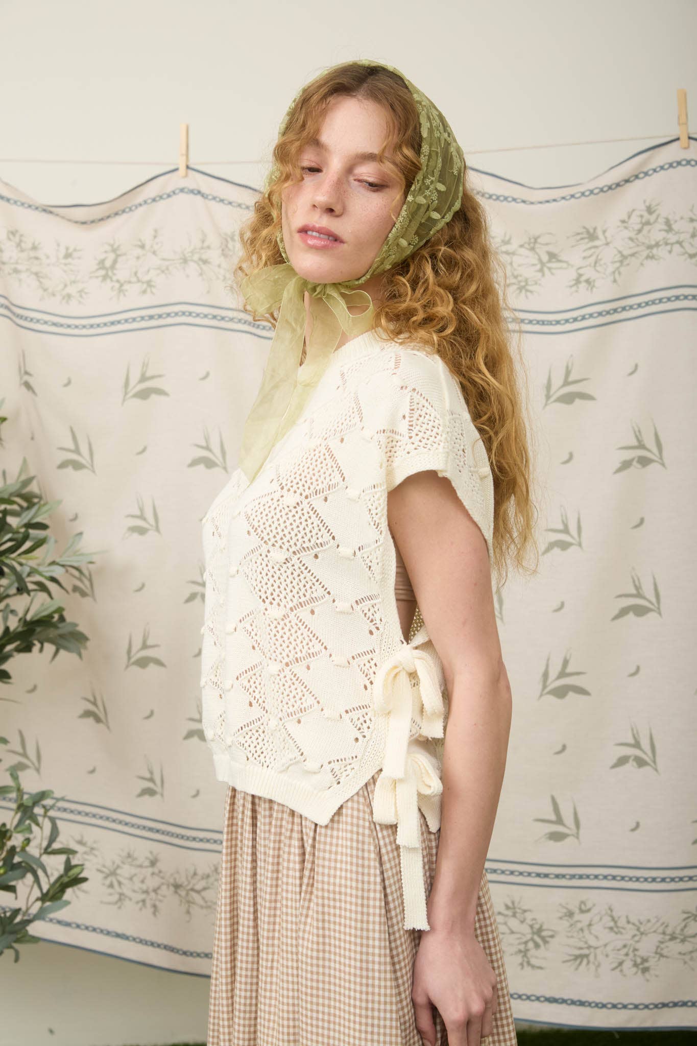 Countryside Charm Tie Sweater