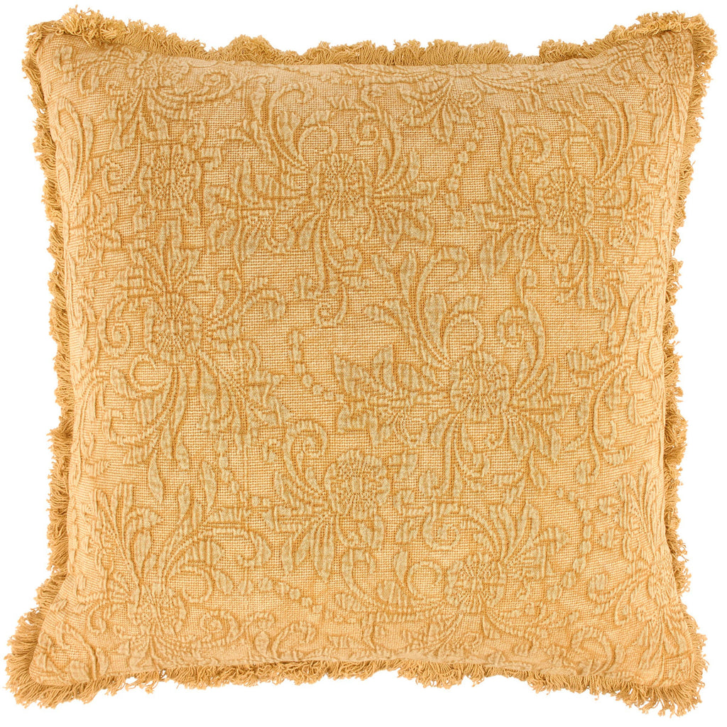 Floral Rust Pillow