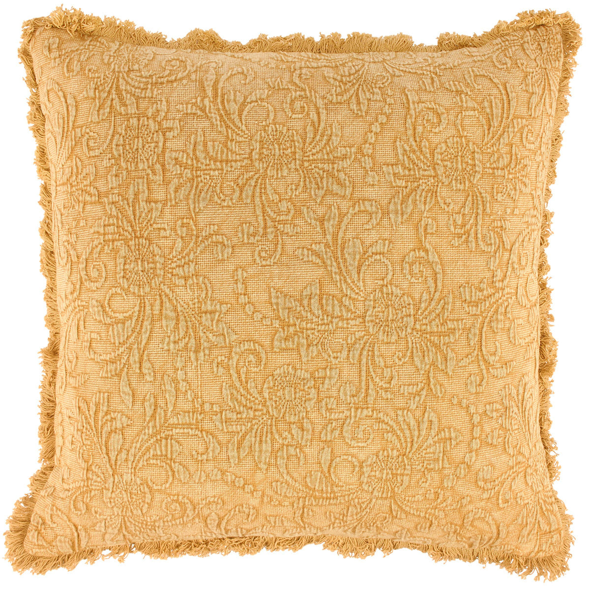 Floral Rust Pillow