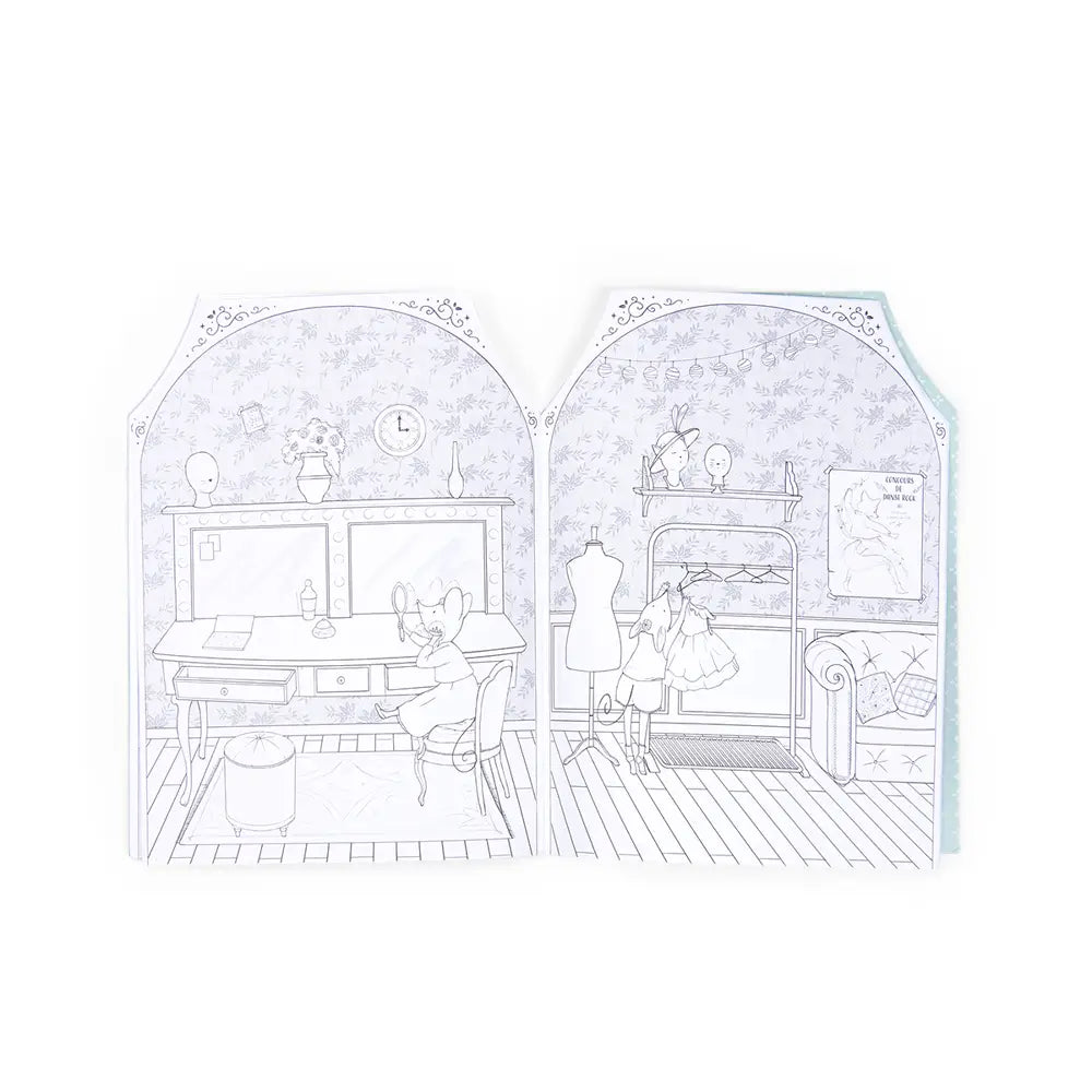 Little Mice go to Dance Coloring Book