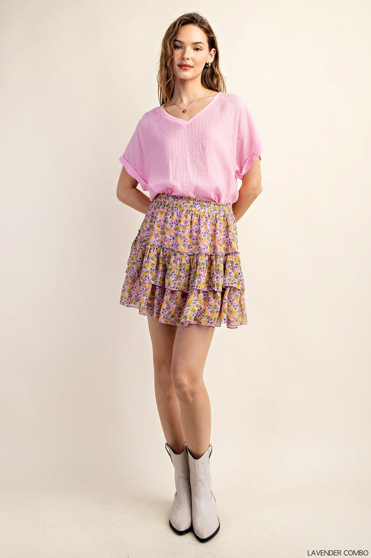 Blooming Beauty Tiered Skirt