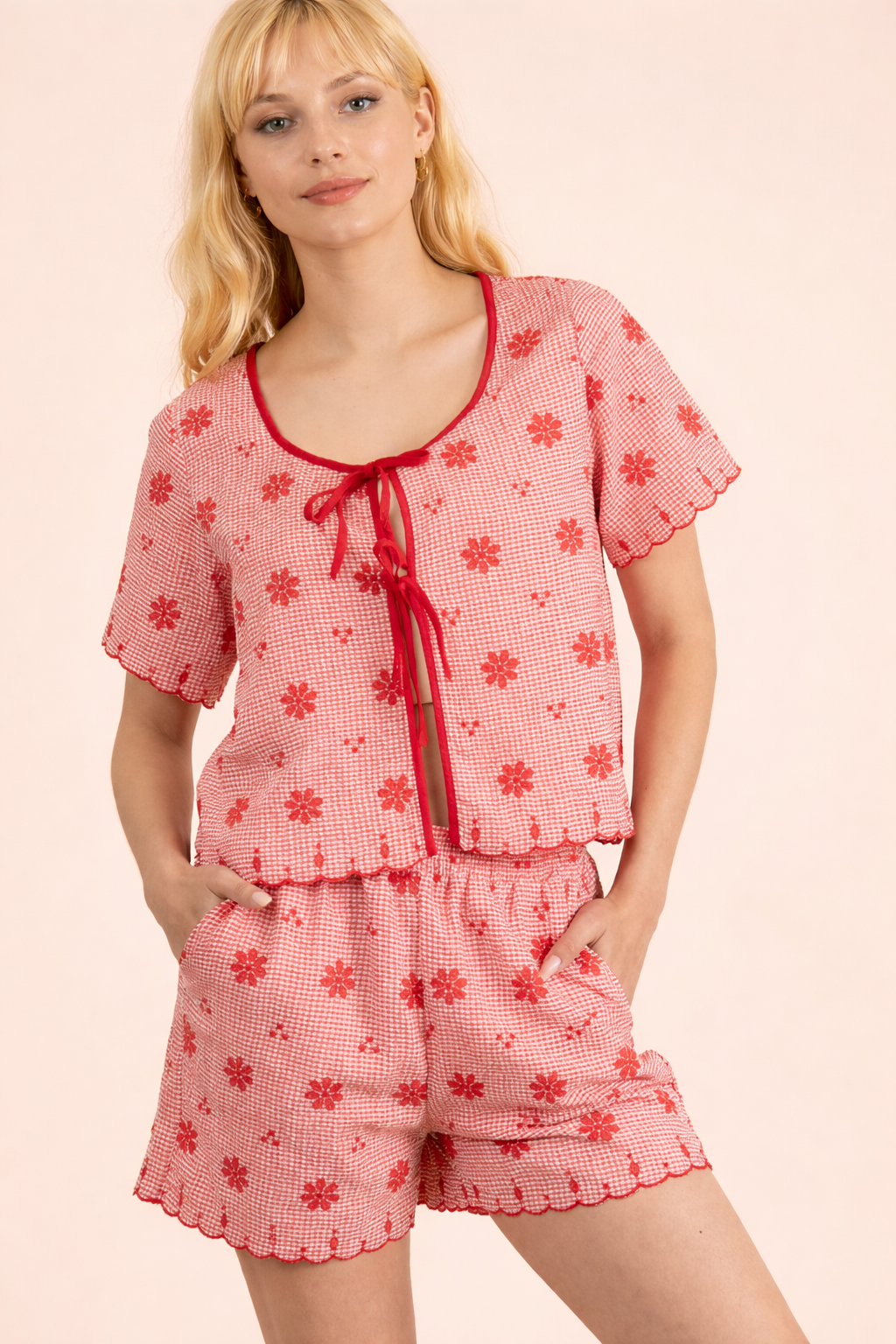 Pair Me Together Embroidery Woven Set