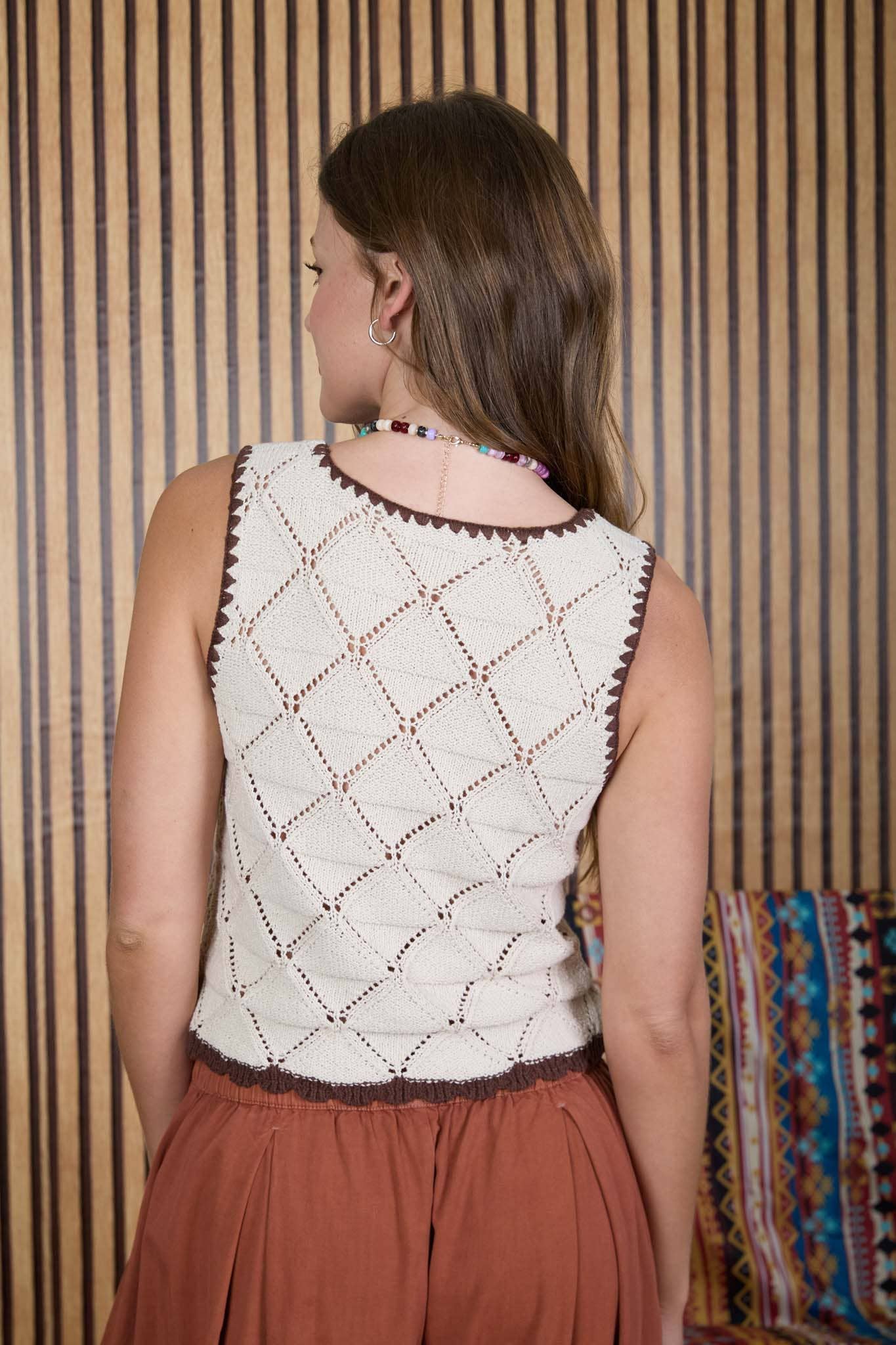 Keep it Western Crochet Knit Vest