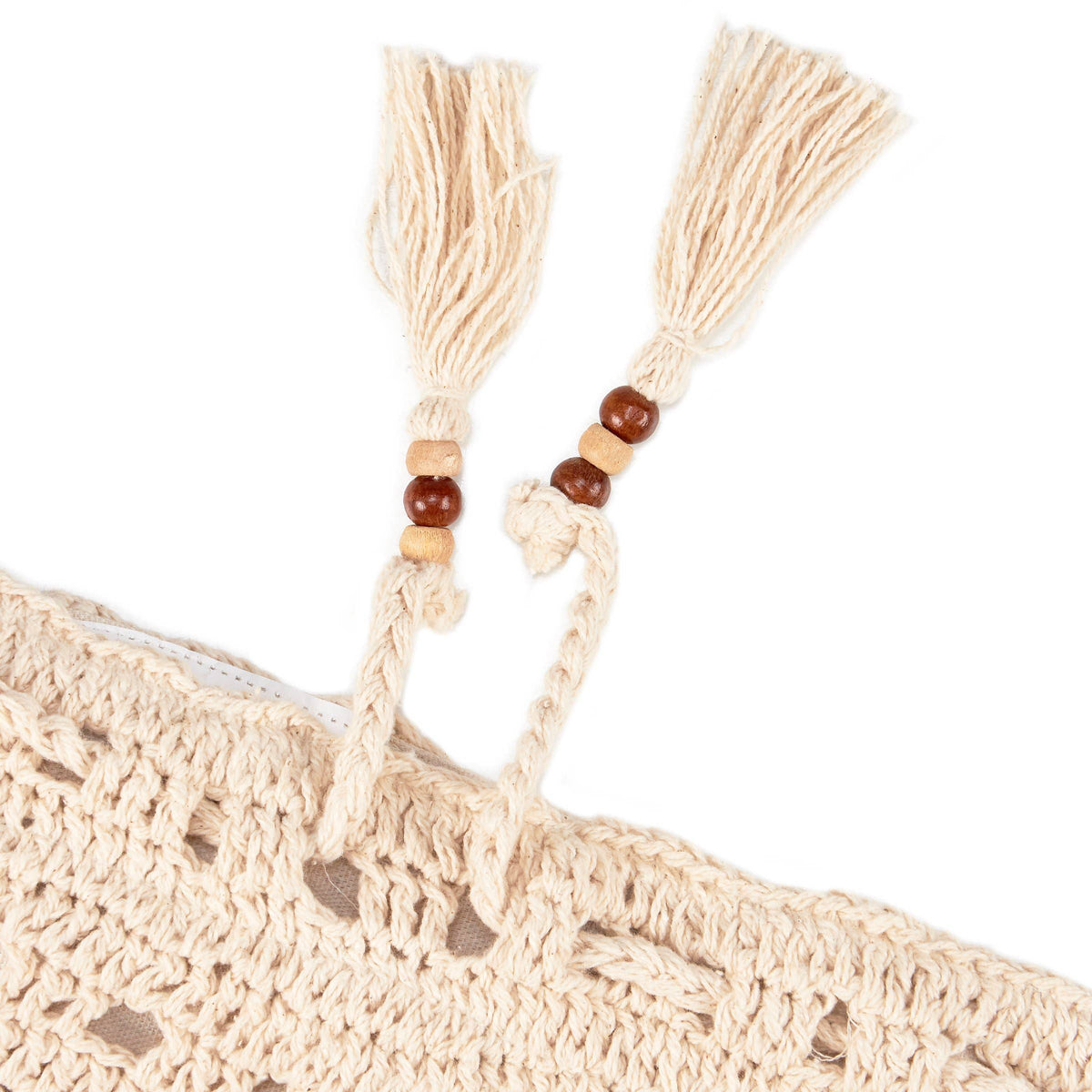 Crochet Sunflower Drawstring Bag