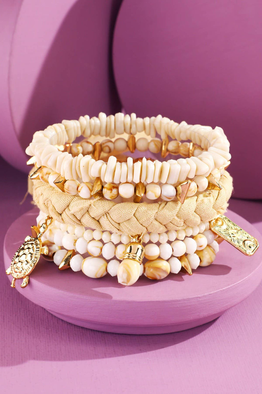 Sandy Shores Beaded Bracelet Set