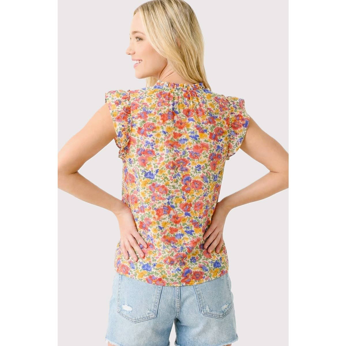 The Warm Tone Bloom Top (S-XL)