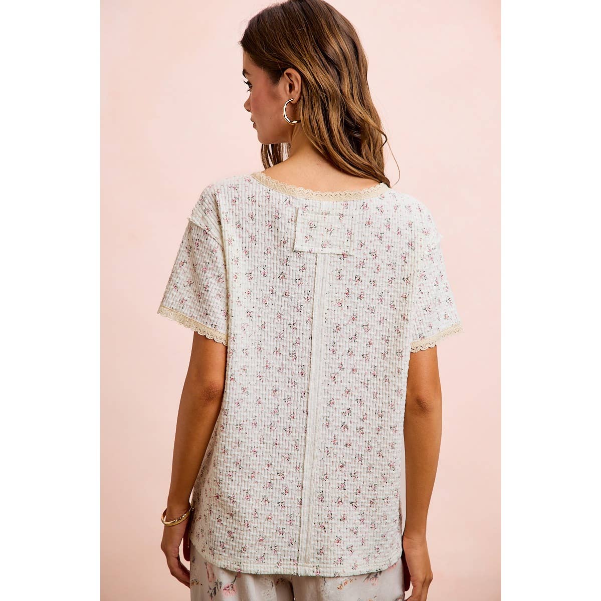 Kissed by Petals Textured Top (S-XL)