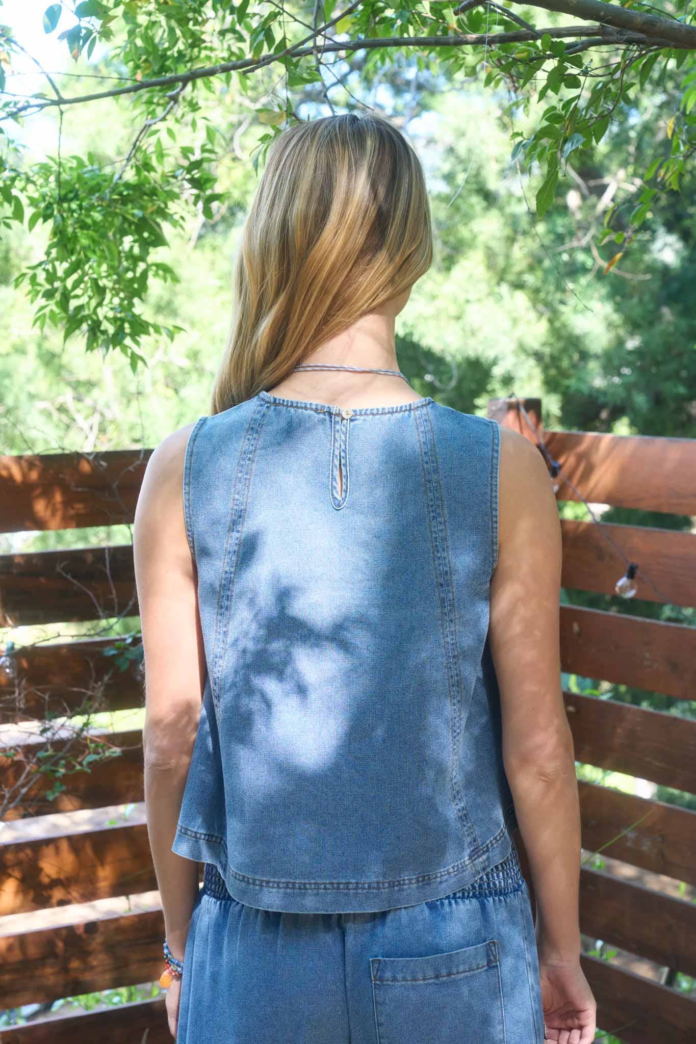 The Weekend Denim Tank