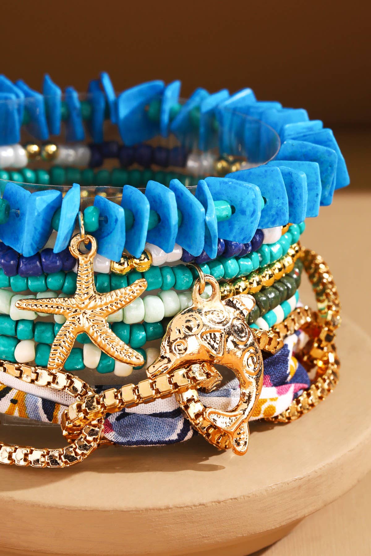 Ocean Is Calling Bracelet Stack