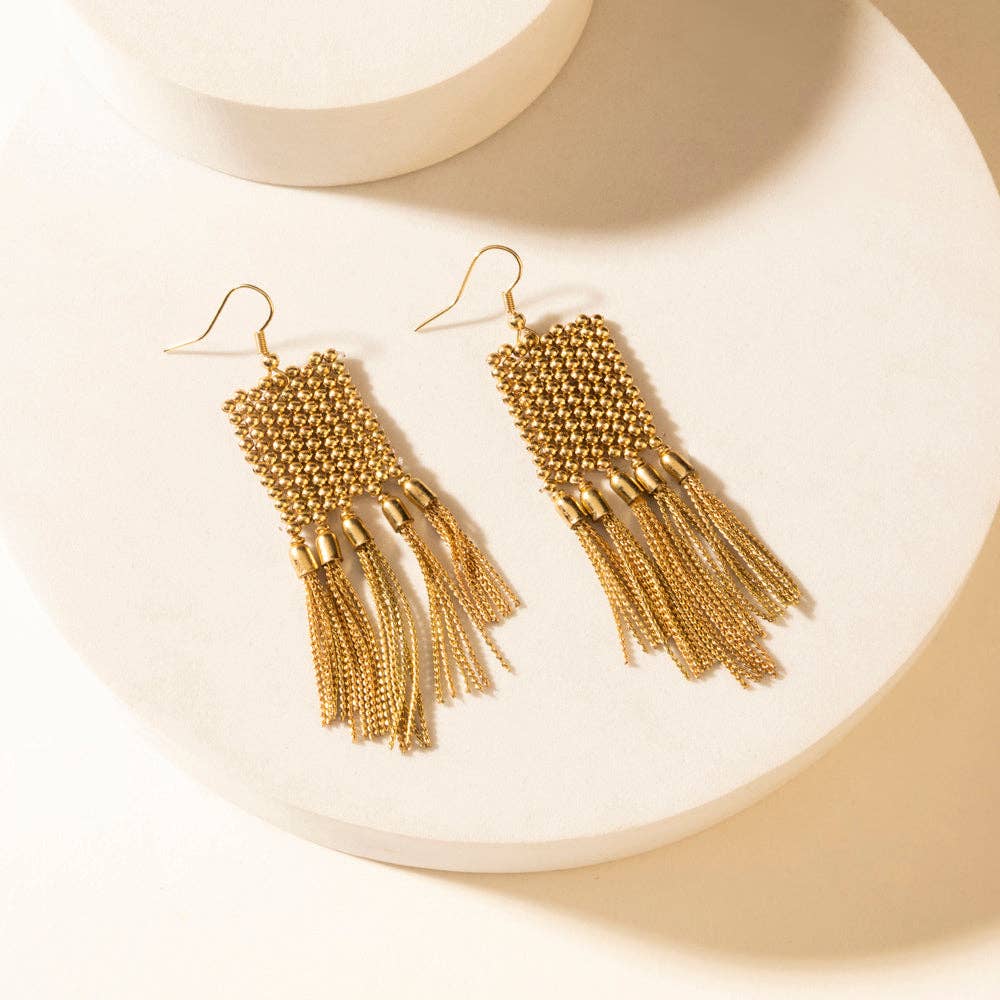 Lanternlight Tassel Earrings