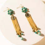 Desert Concho Bloom Drop Earrings