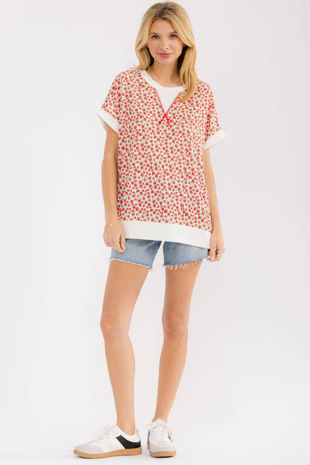 Ruby Floral Top (S-XL)
