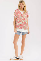 Ruby Floral Top (S-XL)