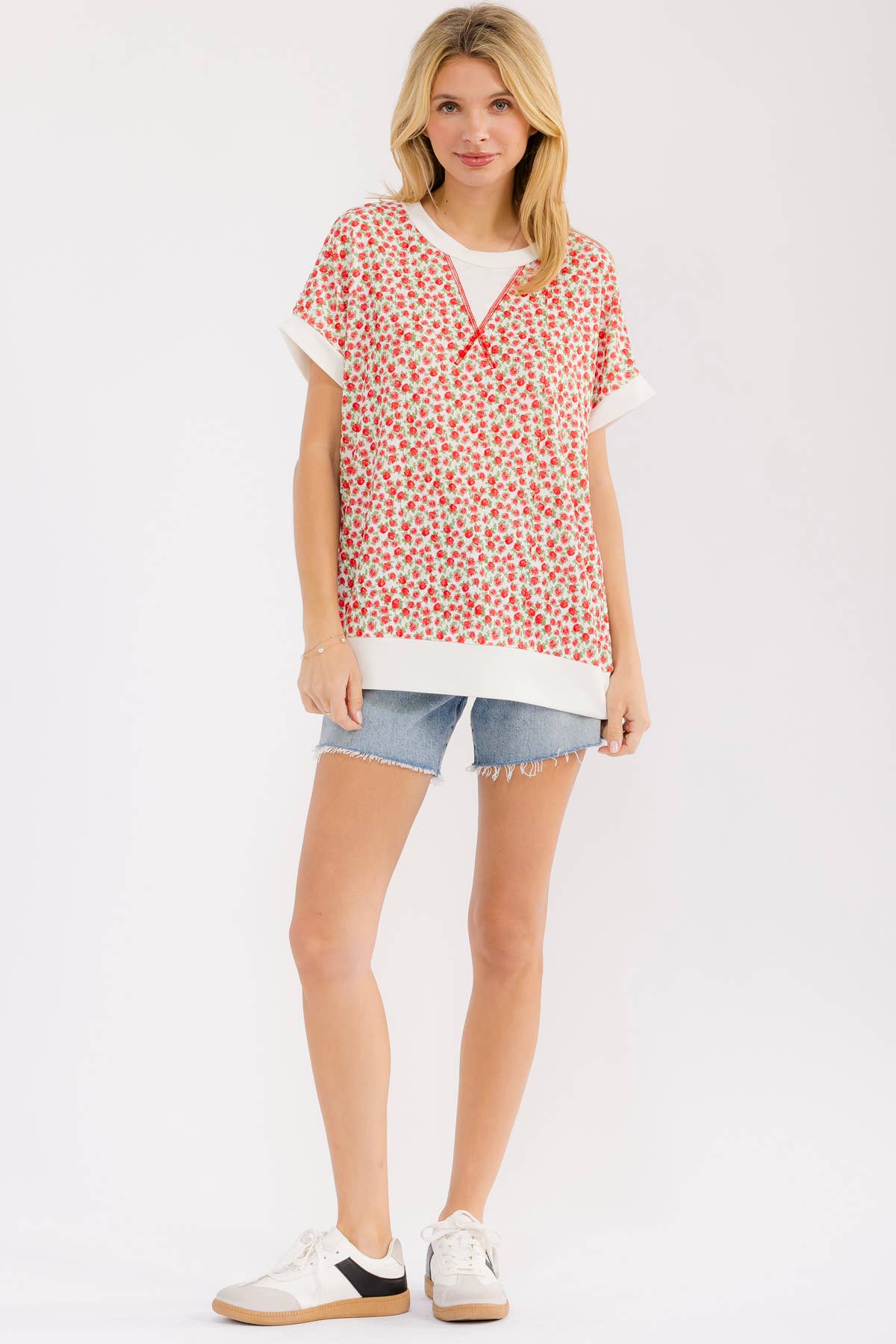 Ruby Floral Top (S-XL)