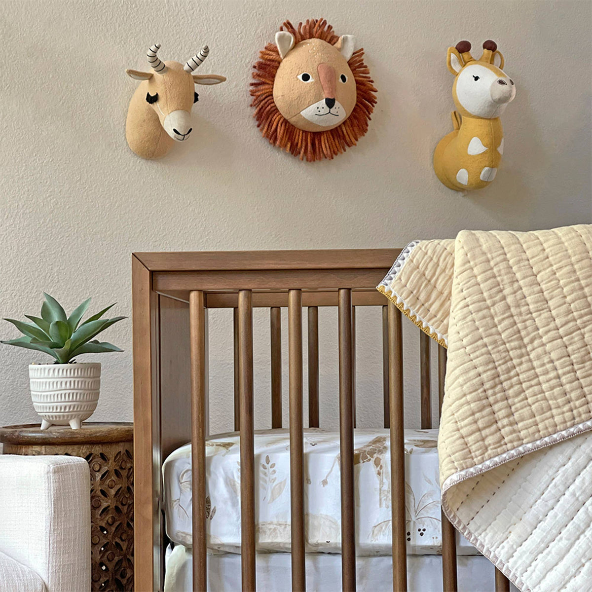 Antelope Plush Head Wall Décor