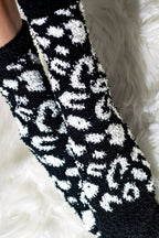 Leopard Cozy Chenille Socks (several colors)