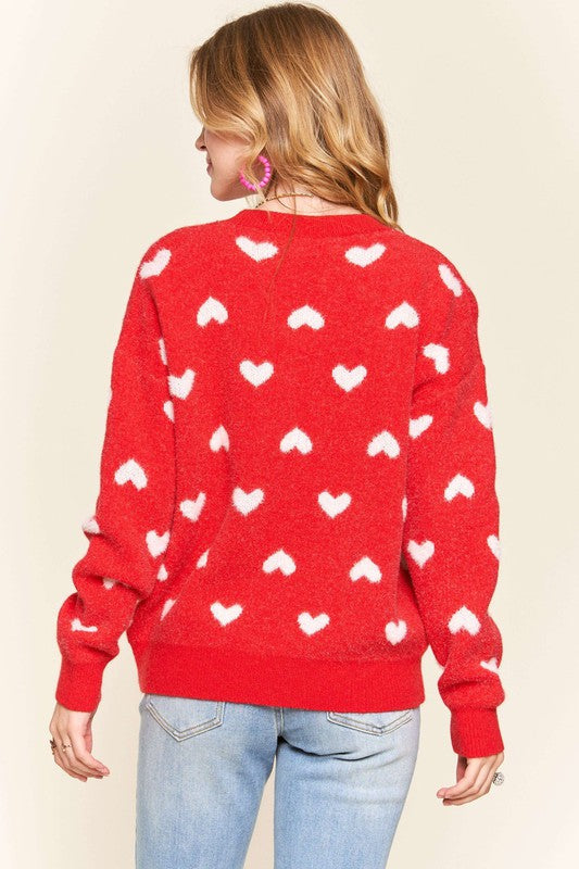 Sweet Heart Sweater (S-3X)