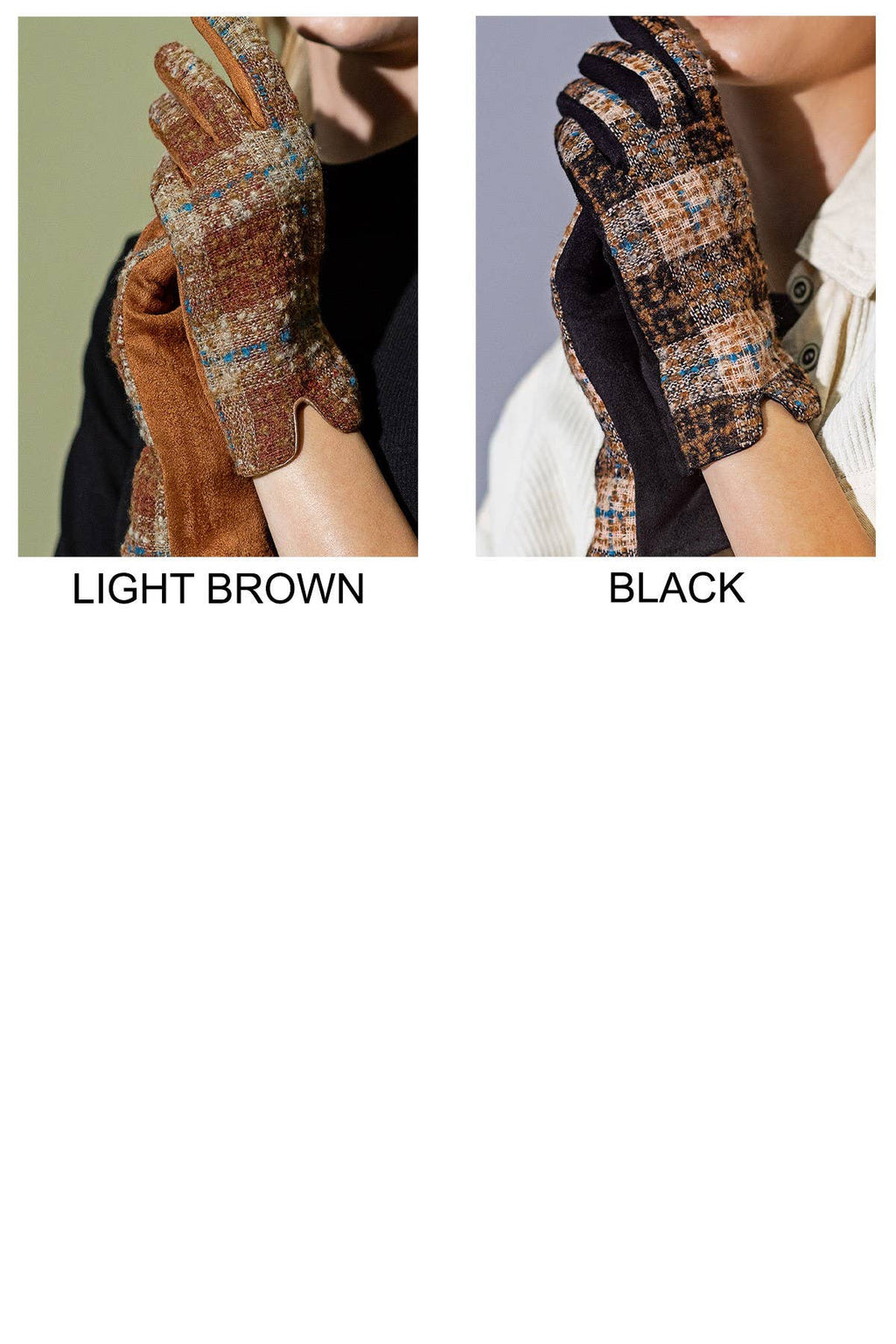Trish Tweed Gloves (two colors)