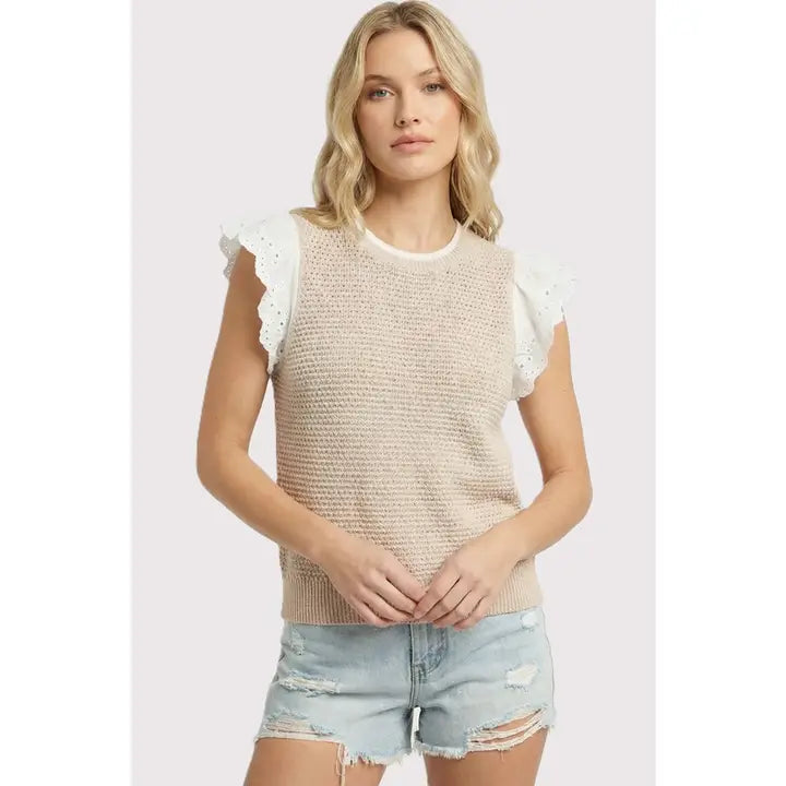 The Delicate Edge Knit Top (S-XL)
