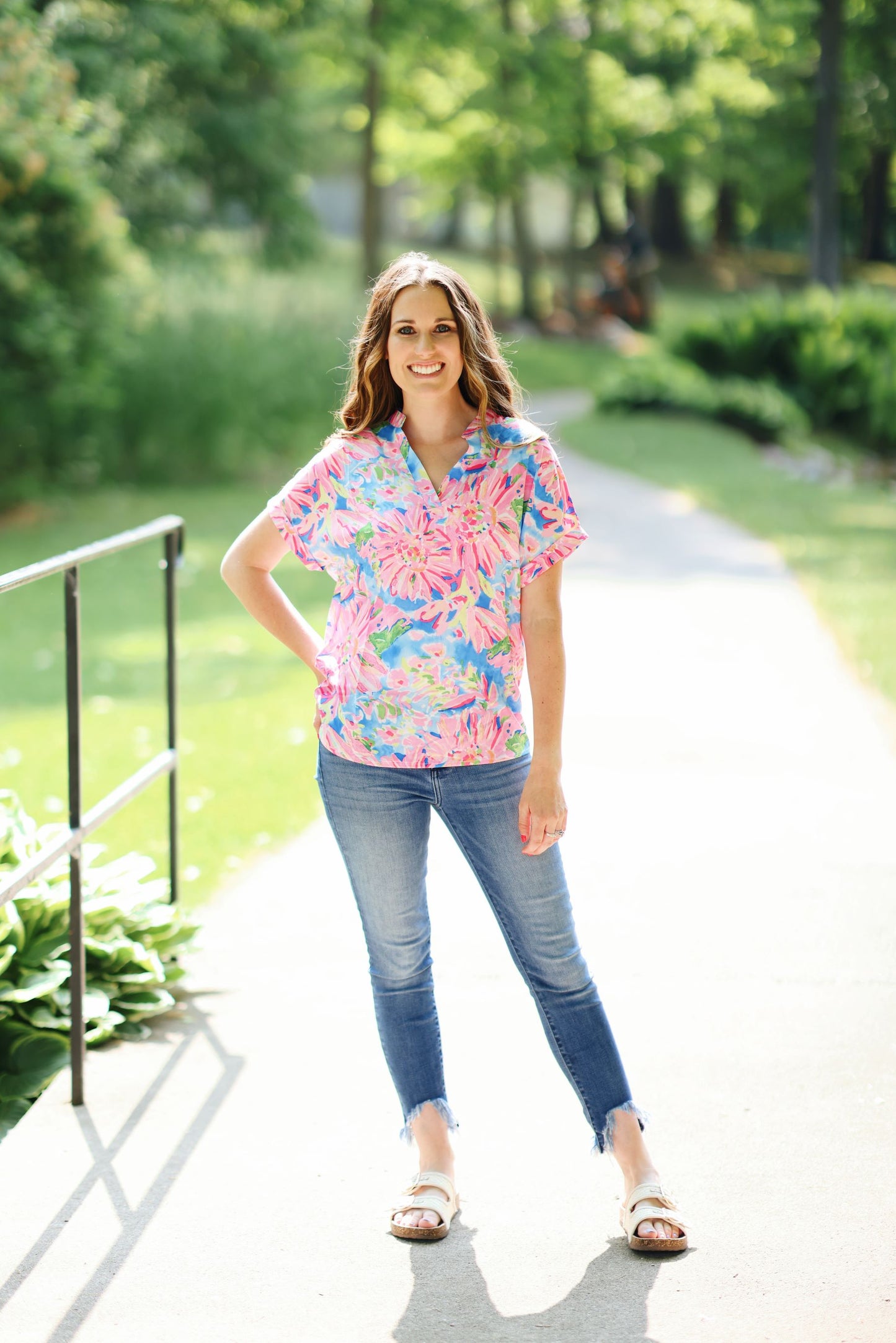 Pink Passion Blouse Top (S-XL)