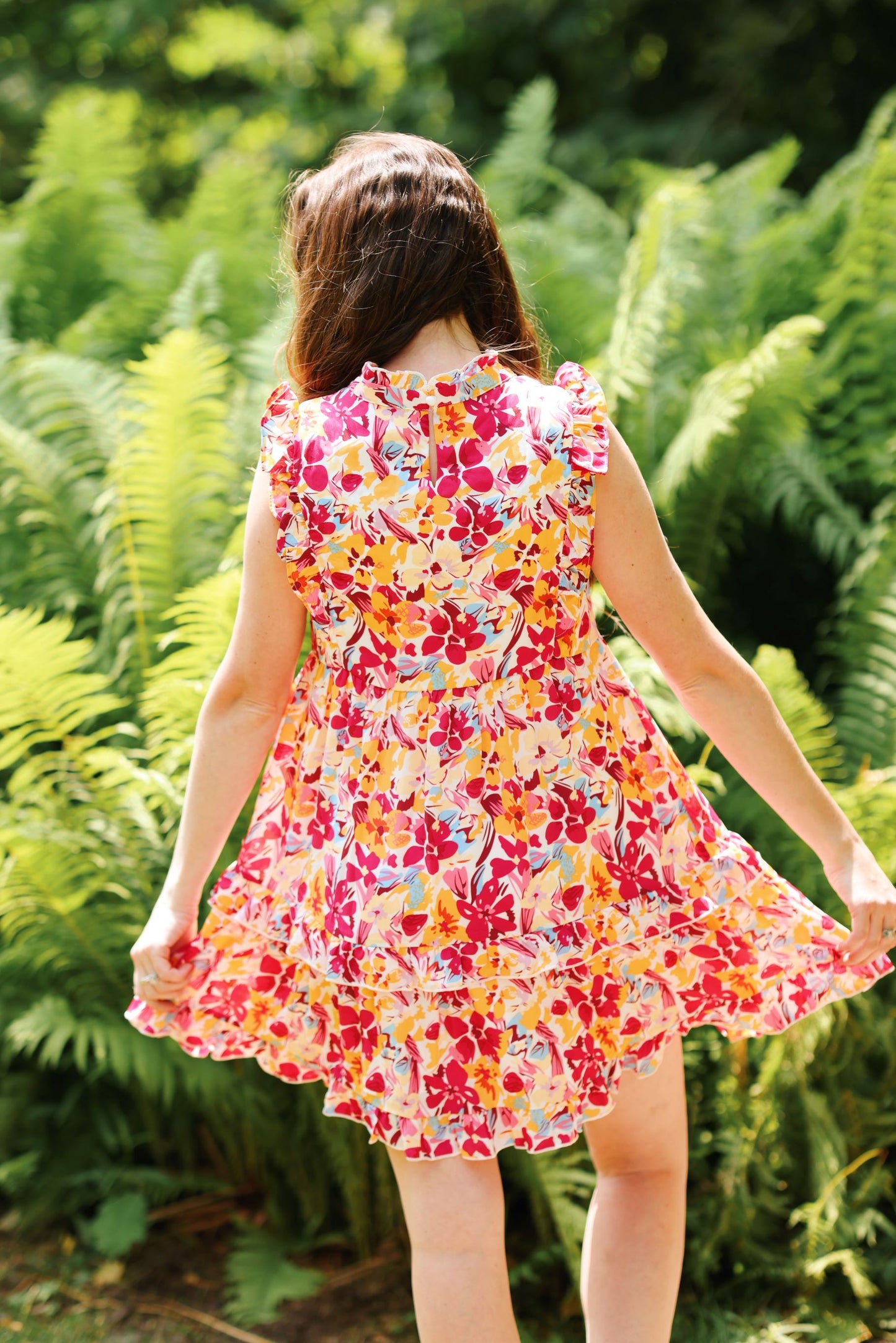 The Hawaiian Delight Ruffle Dress