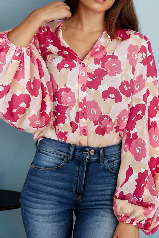 Blooming Bridget Blouse Top (S-XL)