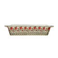 Garden Christmas Stoneware Baker