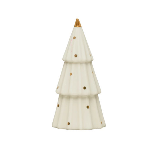 Dotted Stoneware Christmas Tree