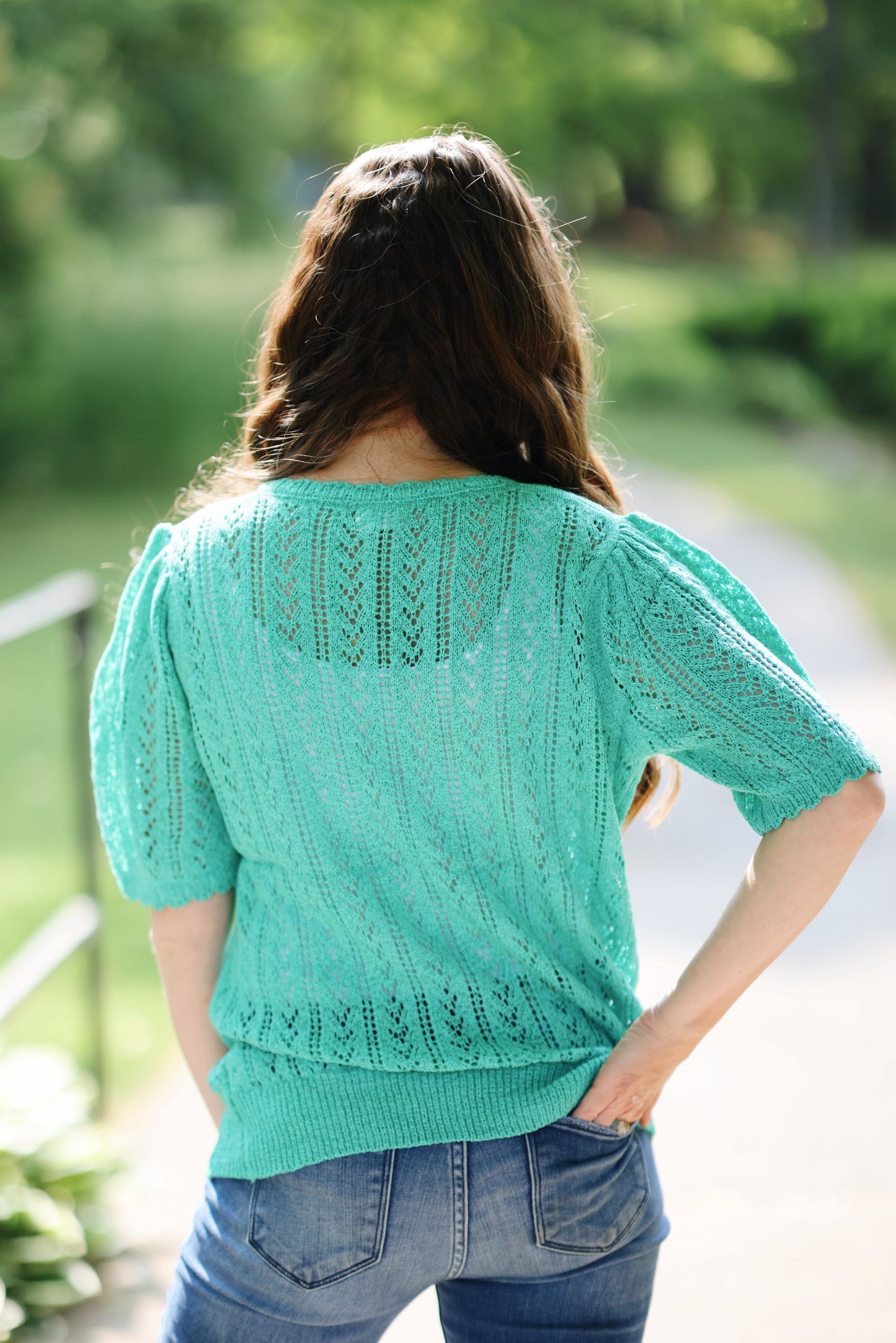 Love Letter Knit Top-Jade (S-XL)
