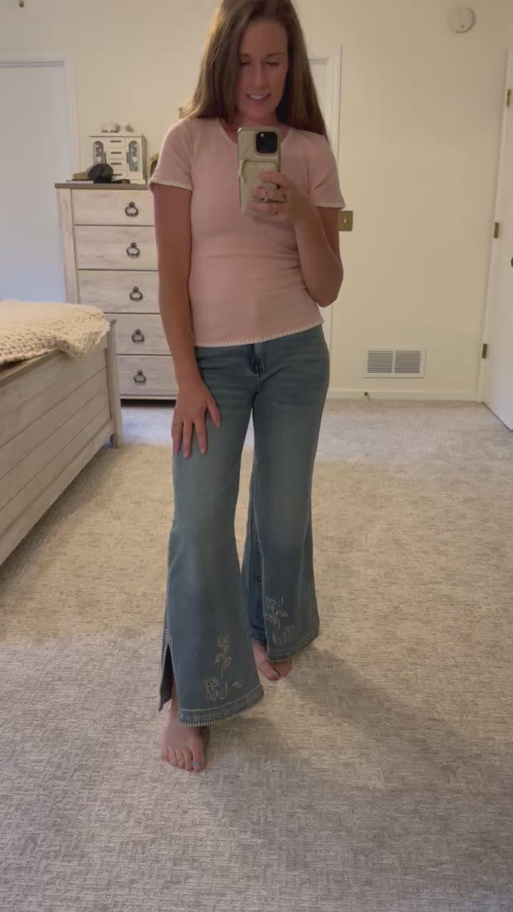 Worn in Western Mid Rise Denim