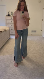 Worn in Western Mid Rise Denim