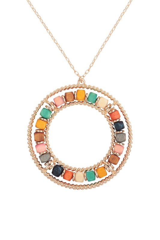 CiCi Round Beaded Necklace (3 Colors)
