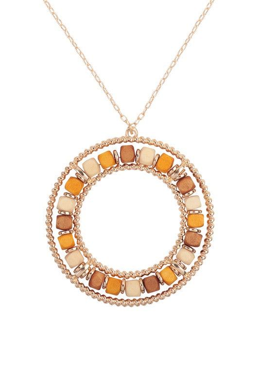 CiCi Round Beaded Necklace (3 Colors)