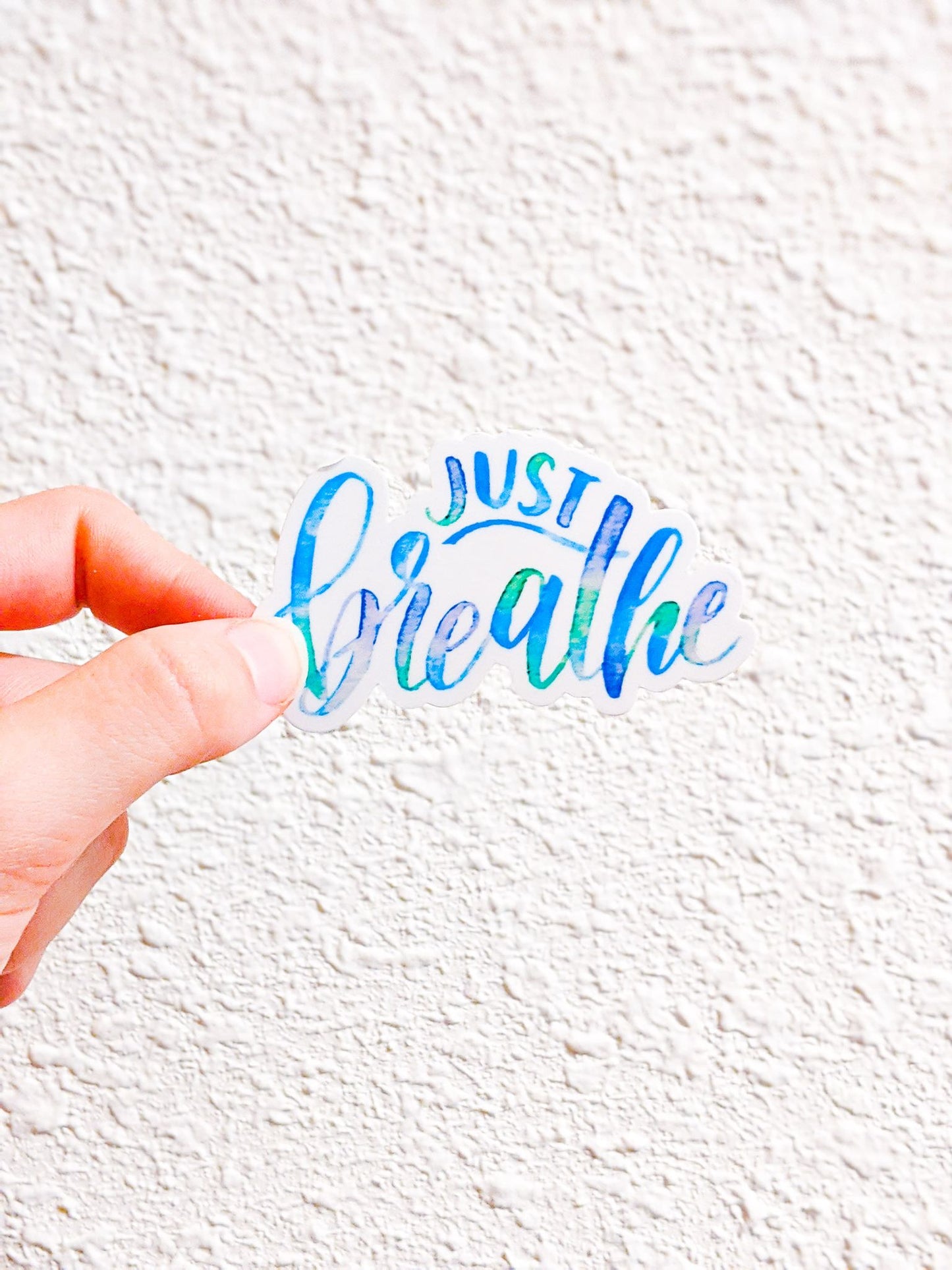 Just Breathe Sticker