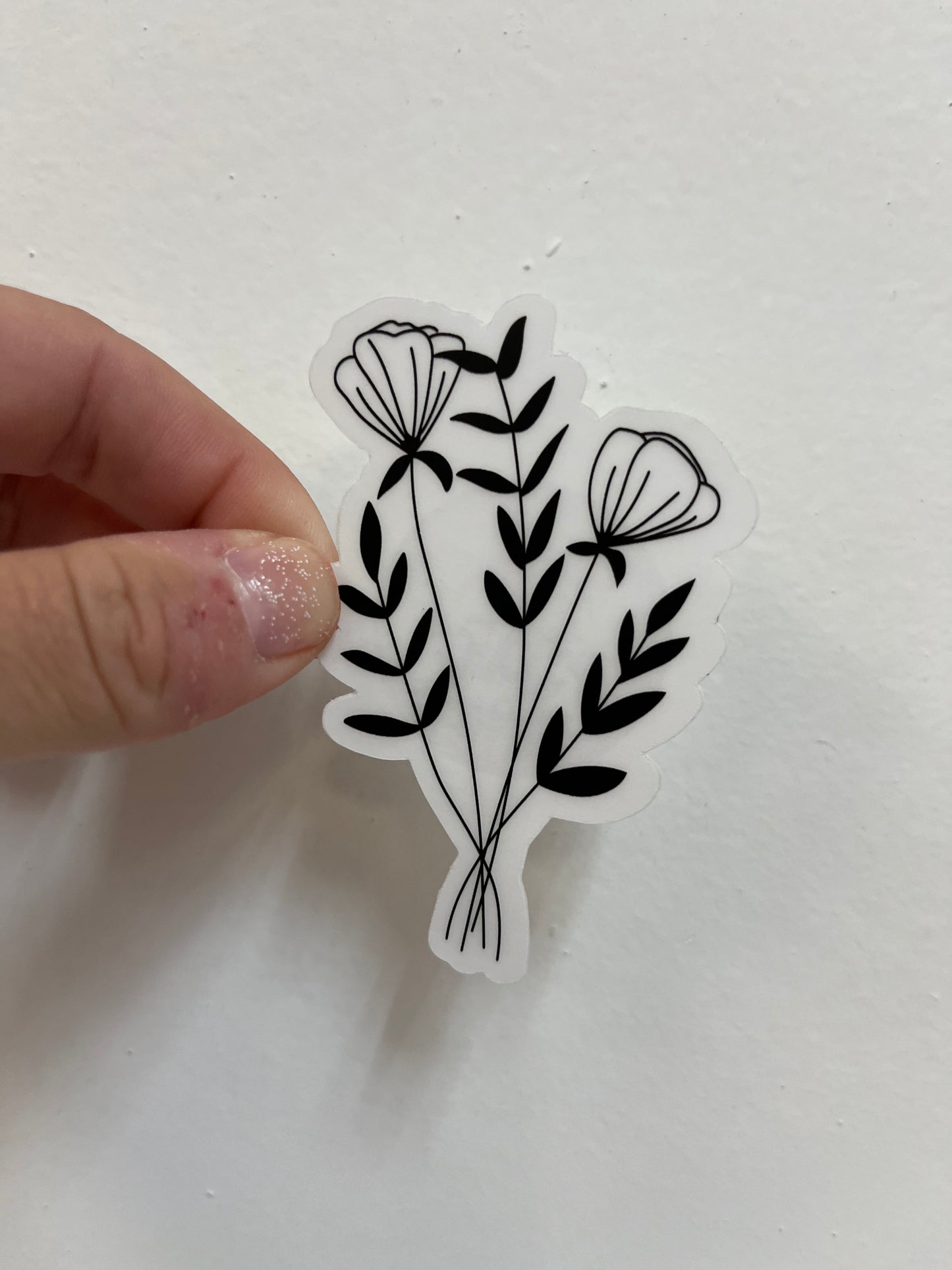 Closed Bud Floral Sticker