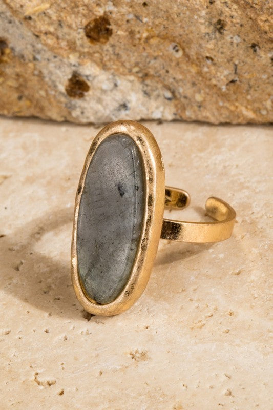 Natural Stone Ring (3 Colors)