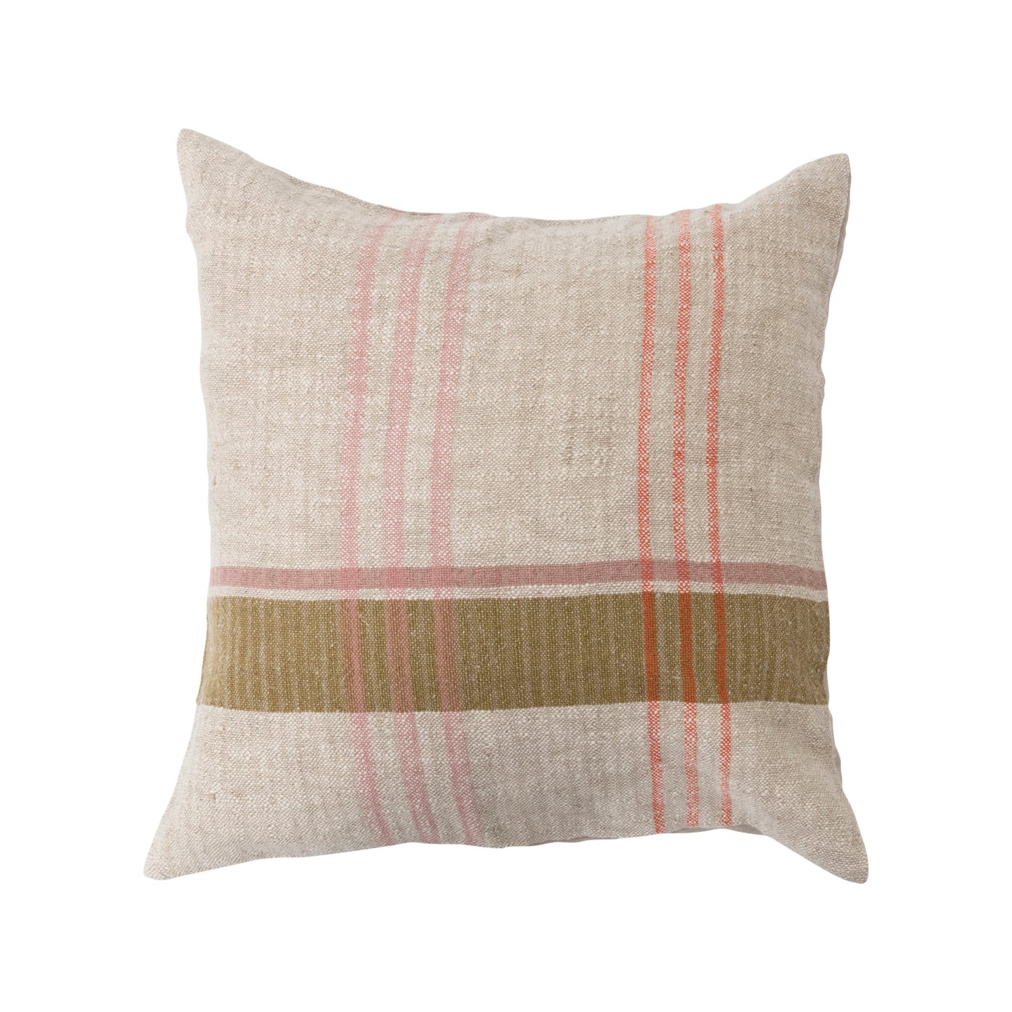 Fall Is Here Plaid Pillow