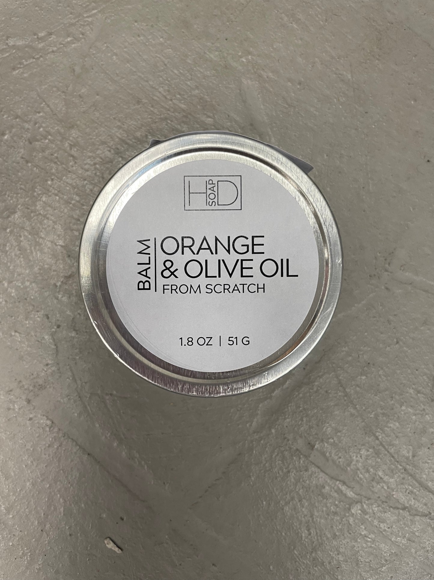 Balm Tin- Orange & Olive Oil