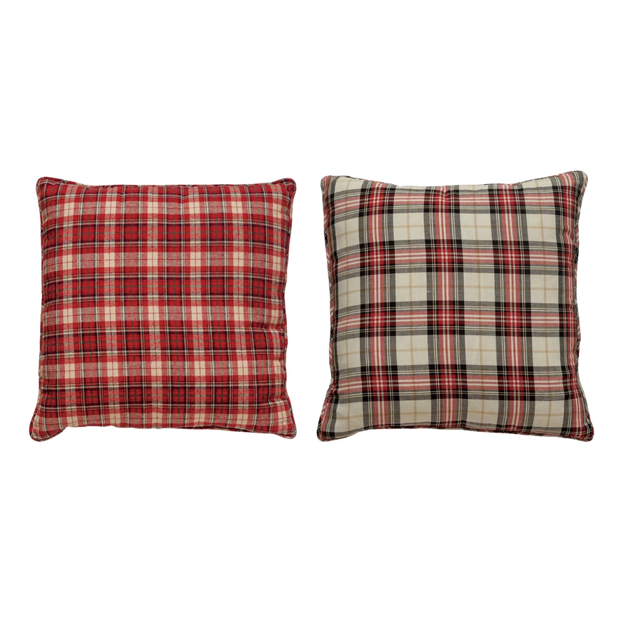 Cabin Plaid Pillow (2 Colors)