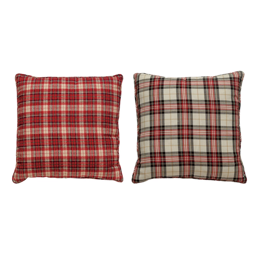 Cabin Plaid Pillow (2 Colors)