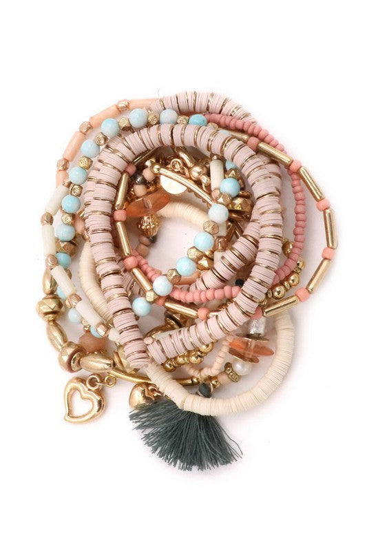 Malibu Stacked Bracelet (3 Colors)