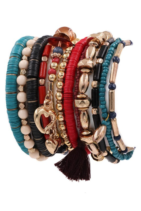 Malibu Stacked Bracelet (3 Colors)